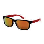 3829 Square Sunglasses (Kids) - Black and Red
